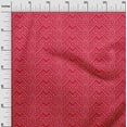 thumbnail image 2 of oneOone Cotton Poplin Red Fabric Geometric Bandhani Craft Projects Decor Fabric Printed By The Yard 56 Inches Wide, 2 of 4