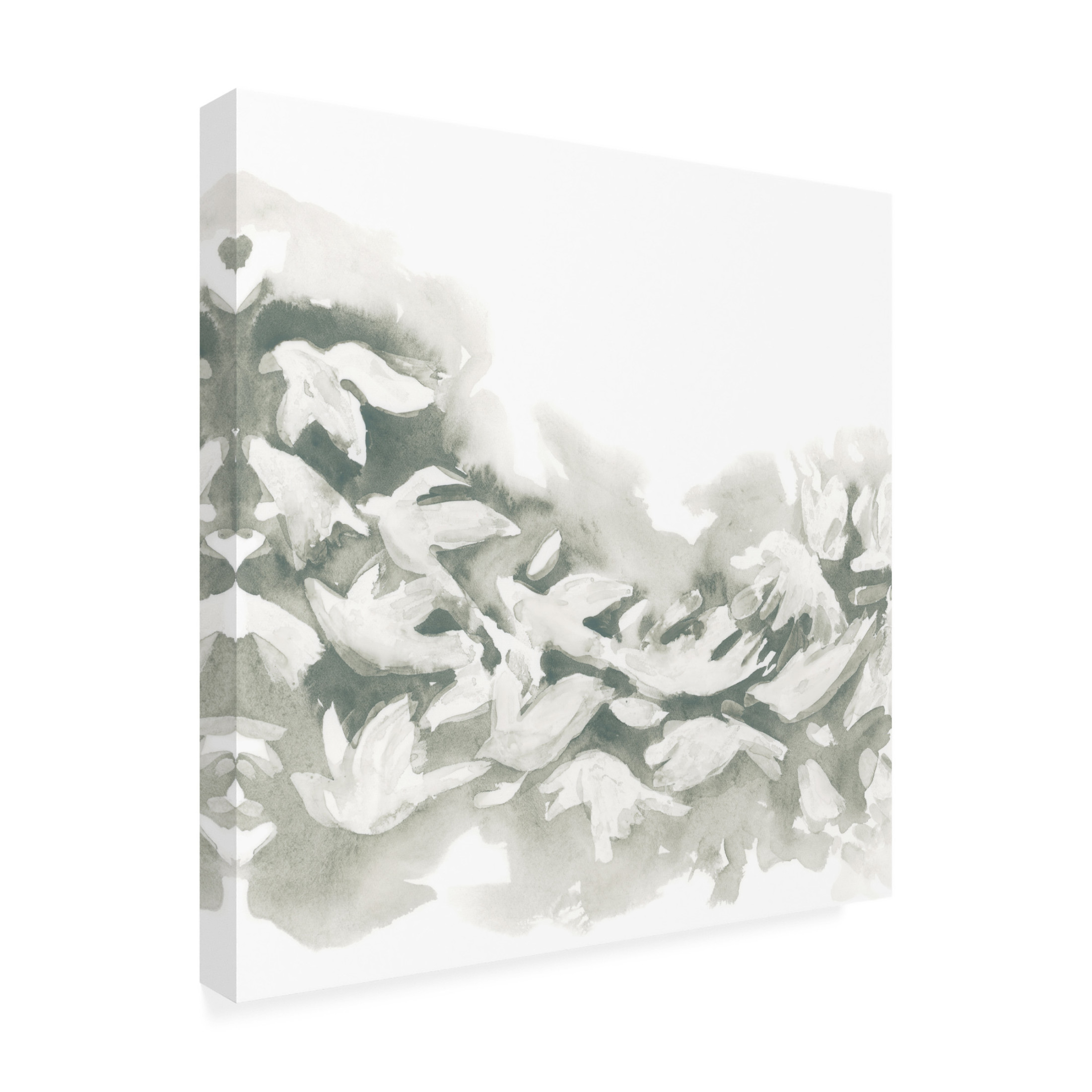 Trademark Fine Art June Erica Vess Carbon Flock II Canvas Wall Art