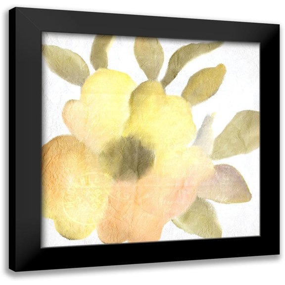 Kimberly, Allen 12x12 Black Modern Framed Museum Art Print Titled - Summer Blooms 1