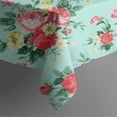 thumbnail image 2 of Pioneer Flower Rectangle Tablecloth 60"x102",Waterproof Polyester Rectangle Table Cloth, Wipeable Spillproof Polyester Tablecloth for Dining, Camping, Indoor and Outdoor, 2 of 5
