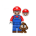 thumbnail image 2 of ToyVerse Mario Building Block, Mario Mini Figure Set Mario Luigi Wario Waluigi Goomba 2 Inch 6PCS/Set, Building Toys for Kids Age3+, 2 of 7