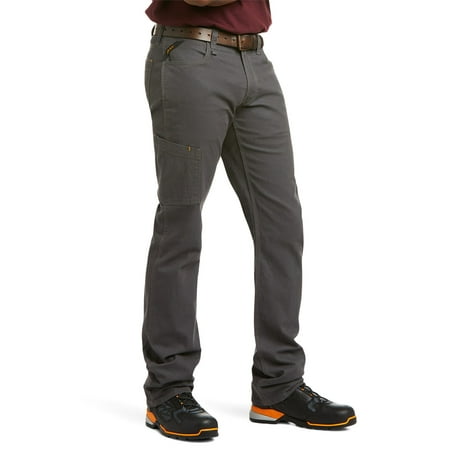 Ariat Rebar M4 Low Rise Durastretch Made Tough Straight Leg Pant Grey | 10030250 Beige