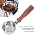 thumbnail image 4 of Bottomless 58mm Coffee Bottomless Portafilter Stainless Steel Wooden Handle Portable Coffee Portafilter for Coffee Machine, 4 of 7