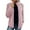Pink, variant on Capreze Women Sherpa Fleece Jacket Full Zipper Faux Fuzzy Casual Bomber Coat With Pockets Long Sleeve Winter Outwear Black XXL