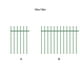 thumbnail image 3 of Wosthever Solución de almacenamiento práctica para estacas de plantas, accesorios de jardinería, soporte para palos de plantas, alto y fácil Jardín y Patio Verde 18 pulgadas/45 cm 12 juegos, 3 of 6