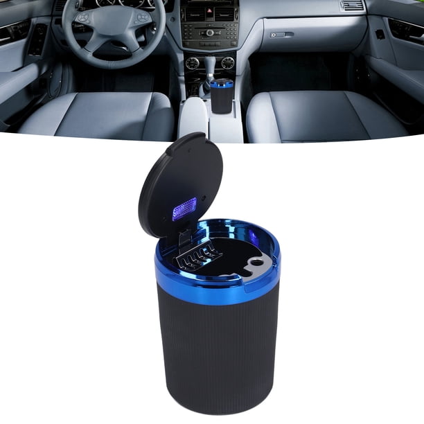 Cenicero de cigarro, LED AZUL Utiliza Ampliamente la Aperura Flexible de Ceniceros para el HOGAR PARA EL HOGAR PARA ESPACIO DE DESCANSO PAR EL CARGO
