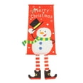 thumbnail image 1 of Bandera Decorativa Navideña, Ambiente Festivo, Bandera Colgante Navideña, Muñeco De Nieve, Usos Múltiples, Prevención De Alergias Para La Oficina, 1 of 7