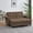 Coffee, variant on YWEN 70.9" Chaise Lounge Chair Indoor, Oversized Boucle Upholstered Sofa Bed, Adjustable Backrest Deep Seat Reading Chair, Sofas Couches for Living Room with Storage, Cup Holders
