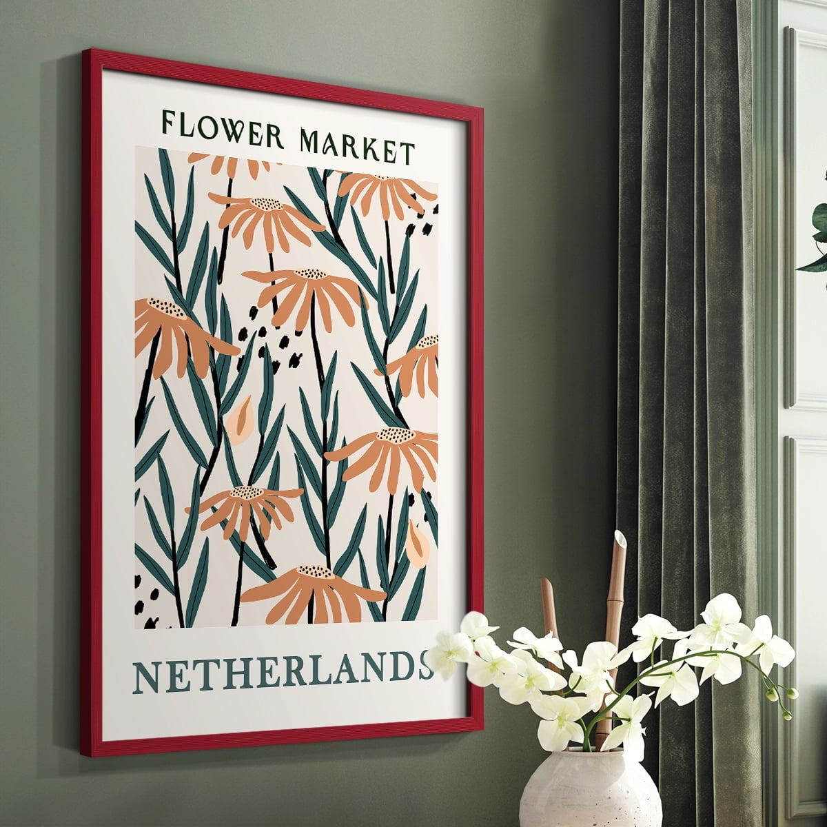 Matisse XXXV Framed Print - Solid Wood