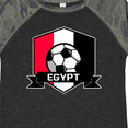 thumbnail image 4 of Inktastic Soccer Egypt Flag Banner Boys or Girls Toddler T-Shirt, 4 of 5