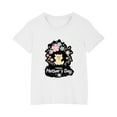 thumbnail image 4 of Spazoro Toddler Girls T-shirts, Graphic Summer Casual Crewneck Short Sleeve Tops Tee White Size 3-4T, 4 of 4