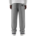 thumbnail image 5 of Hsovts Men Multi‑Pocket Wide Wale Corduroy Pants, Solid Relaxed Straight‑Leg Vintage Casual Street‑Style Daily Wear Trousers Gray XL, 5 of 5