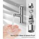thumbnail image 3 of Modern Bathroom Faucet,Brass Bathroom Mixer Tap with Pull Out Spray,Hand Wash Basin Faucets,Hot and Cold Water Available,Chrome Plated, 3 of 5