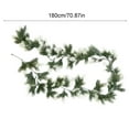 thumbnail image 2 of Artificial Norfolk Pine Garland Christmas Decoration 5.9 Ft,Christmas Winter Snow Garland for Fireplace Stairs Cabinet Home Table Outdoor Snow Style Decoration, 2 of 6