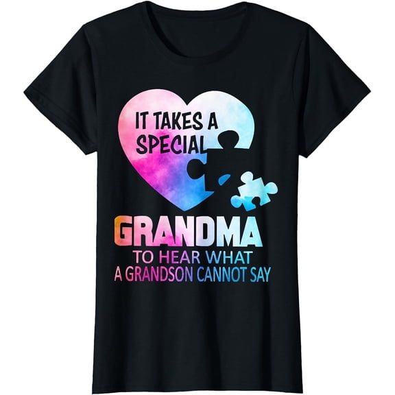 Special Grandma to Hear Grandson - Autism T Shirt T-Shirt