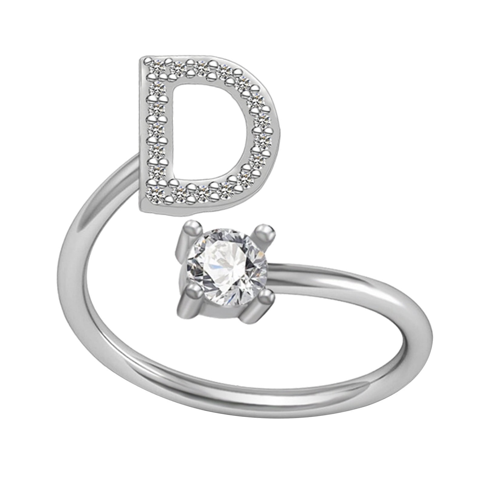 Princess Kylie Clear Pave Set Cubic Zirconia Square Shaped Ring Rhodium Plated Sterling Silver