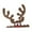 big elk antlers, variant on perfk Christmas Door Stickers Christmas Door Decorations Cloth, Entryway Hanging elk antlers