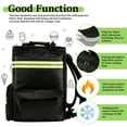 thumbnail image 3 of Threns Large Food Delivery Backpack with Expandable Front Pocket and Reflective Strips Insulated Pizza Delivery Backpack for Bike, 3 of 10