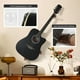 thumbnail image 4 of Soporte de pared para guitarra DAZZLIFE Acoustic Horizontal de Madera Marrón, 4 of 8