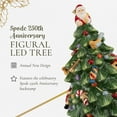 thumbnail image 7 of Spode Christmas Tree Miniature Christmas Village Figural Decoration, LED Lighted Christmas Village Set, Ceramic Holiday Decor - Dolomite Christmas Collectible for Indoor Display (Tree), 7 of 7