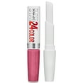 thumbnail image 4 of Maybelline SuperStay 24 2-Step Liquid Lipstick Makeup, Infinite Petal, 1 kit, 4 of 11