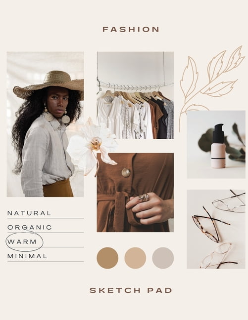 Fashion Sketch Pad Large Notepad for Sketching 4 Perfect Female