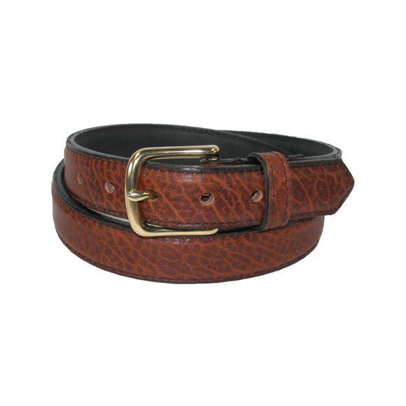 Boston Leather Bison Leather Belt (Men's Big & Tall)