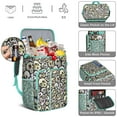thumbnail image 4 of Retro Mandala Insulated Backpack Cooler - 20L Leak-Proof Soft Cooler Bag with Geometric & Abstract Print for Travel, Hiking, and Work, 4 of 4