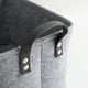 thumbnail image 2 of FloreceBien Rain - Bolsa de almacenamiento de fieltro para ropa sucia, cesta de almacenamiento, cesta de fieltro con asa, organizador de armario, caja de almacenamiento compatible con ropa, toallas y, 2 of 2