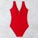 thumbnail image 4 of WILLBEST Trajes de Baño Natacion Mujer Traje de Baño Con Volantes y Cuello En V Con Cordones Para Mujer, 4 of 8