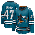 thumbnail image 1 of James Reimer San Jose Sharks NHL Fanatics Breakaway Chandail Domicile, Grand, 1 of 3