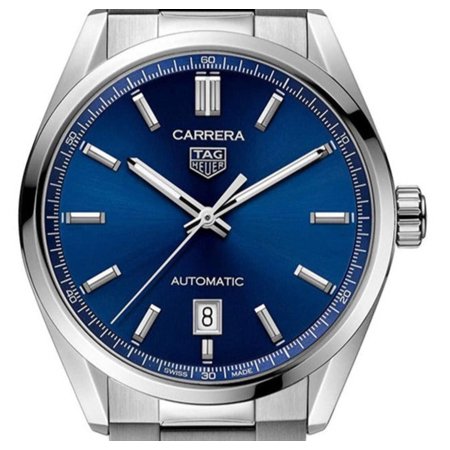 TAG Heuer CARRERA Date 39mm Blue dial Mens watch WBN2112.BA0639