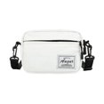 thumbnail image 1 of MesaSe Mode Femmes Toile Patchwork Crossbody Téléphone Sac Mini Sacs à Main (Blanc), 1 of 6