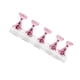 thumbnail image 1 of Qarigey 6 piezas de soportes acrílicos para práctica de uñas, pantalla de entrenamiento para uñas DIY, Base de cristal de buena fijación, Type3 NO3, 1 of 6