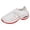 White, variant on HEWUQI Women Barefoot Sock Shoes Air Cushion Non Slip Mesh Breathable Lightweight Sneakers Arch Support Slip on Walking Shoes for All Day Standing White Size 6