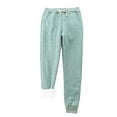 thumbnail image 1 of Pantalón de invierno para Mujer Gibobby Informal de Color sólido para mantener el calor largo de terciopelo (Green, L), 1 of 3