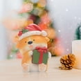 thumbnail image 3 of Figuras de decoración navideña, adornos navideños de animales, figuras de animales para Corgi, 3 of 9