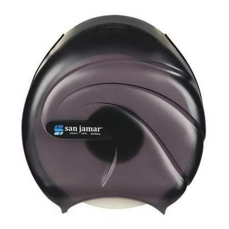 San Jamar R2090TBK Oceans Single JBT Tissue Dispenser, 9 5/8 x 5 1/2 x 11 3/4, Black Pearl