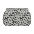 thumbnail image 2 of Disketp Wild Animal Leopard Print Estuche de Lápices de Doble Capa con Tapa Abatible y Cremallera, Organizador Escolar para Adolescentes y Adultos, 2 of 7