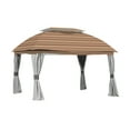 thumbnail image 1 of Garden Winds Replacement Canopy Top Cover for the Domed Gazebo -Standard 350 - Stripe Canyon, 1 of 8