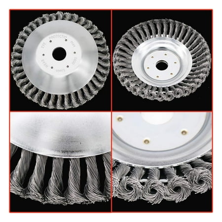 trimmer brush wire steel rust gohope joints pavement moss cutter removal string brick grass replacement round head road garden
