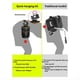 thumbnail image 4 of Bolsa para Herramientas de Clavos Giratoria de 1680D, de Fácil Montaje y Gran Capacidad, Ideal para Carpinteros, Electricistas y Electricistas., 4 of 5