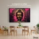 thumbnail image 2 of Cuadro Decorativo Marco Flotante Buda Reflejo Oro Rosa 90x60 Marco Negro, 2 of 3