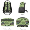 thumbnail image 6 of Uorisanigo 17 Inch Green Tractor School Backpack for Kids Children 8-12 Year Kindergarten Preschool Elementary School Bag Casual Daypack Travel Rucksack Multifunctional Lightweight, 6 of 7