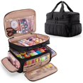 thumbnail image 1 of Bolsa organizadora para costura Marscamd Puffer de gran capacidad negra, 1 of 8