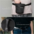 thumbnail image 3 of Dog Treat Pouch Pet Snack Bag Hands Free Training Waist Bag Drawstring Carries Pet Toys Food Bag Pouch Professional Training Bag (Black), 3 of 4
