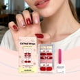 thumbnail image 1 of EGNMCR Soft Gel Nail Sticker Set Colorful Mixed Color Convenient Nail Decorative Sticker Mild Removal Fits Nail stickers, 1 of 9