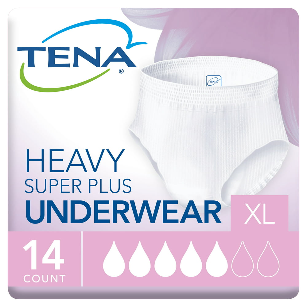 Tena Incontinence Underwear for Women, Super Plus Absorbency, Extra ...
