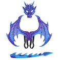 thumbnail image 1 of Maojin Halloween Decoration Halloween Party Children's Dragon Dress Set Costume, 1 of 2