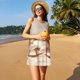 thumbnail image 3 of Balery Relaxing Cat With Tea Vestidos de verano para mujer con estampado: vestido holgado sin mangas, vestido playero informal y cómodo para días calurosos., 3 of 7
